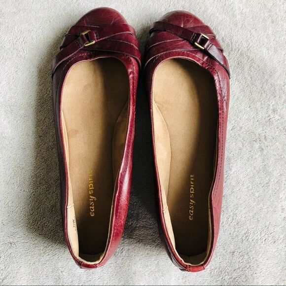 NWOB Easy Spirit Espenina Leather Flats - Picture 4 of 10